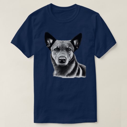 Australischer Stumpy Schwanz Cattle Dog T-Shirt (Design vorne)