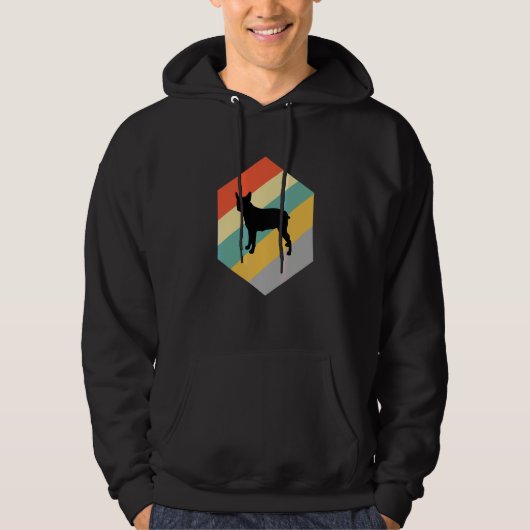 Australischer Stumpy Tail Cattle Hund Vintage-Desi Hoodie (Vorderseite)