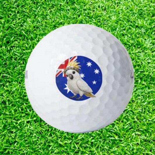 Australischer süßester Kakadu Golfball