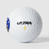 Australischer süßester Wombat Golfball (Logo)