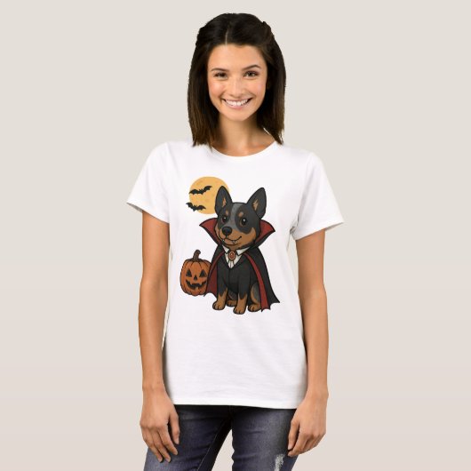 Australischer T - Shirt Cattle Dog Vampire (Vorne ganz)