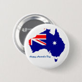 Australischer Tag Button (Vorne & Hinten)