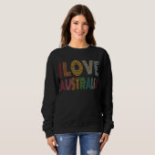 Australischer Tag - I Liebe Australien Sweatshirt (Vorne ganz)