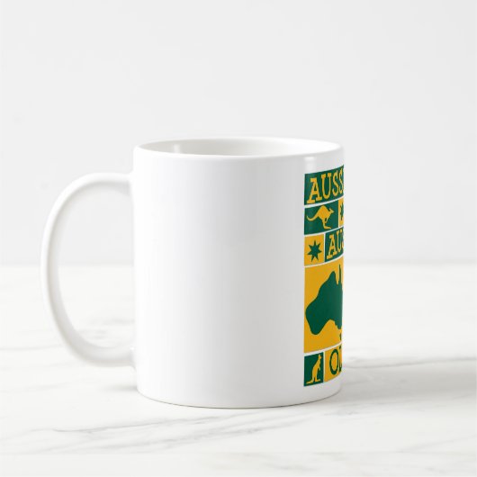 Australischer Tag Kaffeetasse (Links)