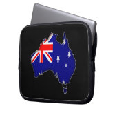 Australischer Tag Laptopschutzhülle (Vorderseite Links)