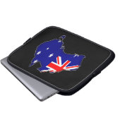 Australischer Tag Laptopschutzhülle (Vorne Knopf)