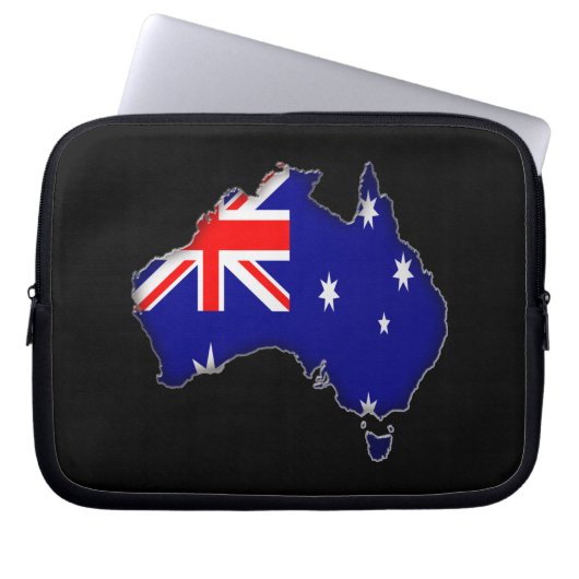 Australischer Tag Laptopschutzhülle (Vorderseite)
