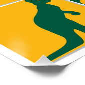 Australischer Tag Poster (Ecke)