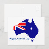 Australischer Tag Postkarte (Vorne/Hinten)
