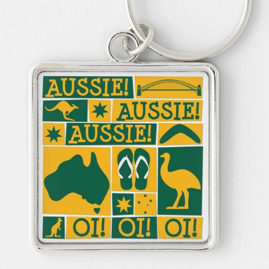 Australischer Tag Schlüsselanhänger (Vorne)