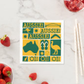 Australischer Tag Serviette (Beispiel)