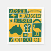 Australischer Tag Serviette (Vorderseite)