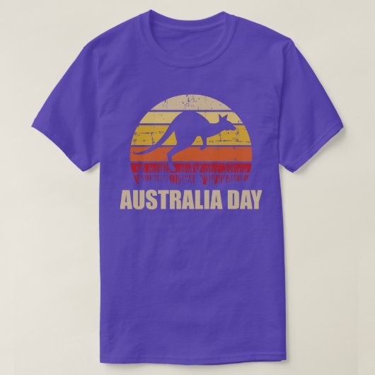 Australischer Tag Vintag T-Shirt (Design vorne)