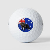 Australischer Tasmanischer Teufel Golfball (Vorderseite)