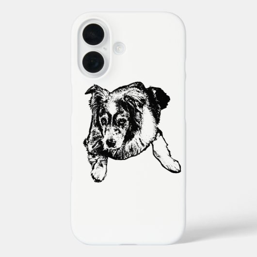 Australischer Telefon Case – Ruhiger Hund in Ruhe (Rückseite)