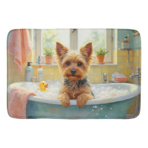 Australischer Terrier Badezeit-Spaß Badezimmer-Dek Badematte