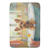 Australischer Terrier Badezeit-Spaß Badezimmer-Dek Badematte (Vorderseite Vertikal)