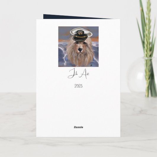 AUSTRALISCHER TERRIER DANKESKARTE (Rückseite)