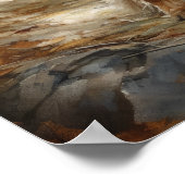 Australischer Terrier Dog Art Print Poster (Ecke)