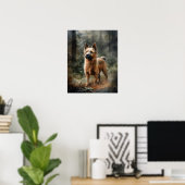 Australischer Terrier Dog Art Print Poster (Heimbüro)