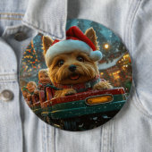 Australischer Terrier Dog Roller Untersetzer Weihn Button (Beispiel)