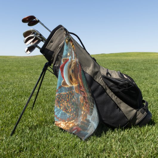 Australischer Terrier Dog Roller Untersetzer Weihn Golfhandtuch (Gras)