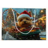 Australischer Terrier Dog Roller Untersetzer Weihn Große Geschenktüte (Rückseite)