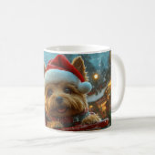 Australischer Terrier Dog Roller Untersetzer Weihn Kaffeetasse (VorderseiteRechts)