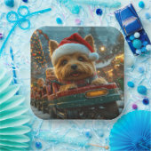 Australischer Terrier Dog Roller Untersetzer Weihn Pappteller (Party)