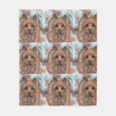 AUSTRALISCHER TERRIER FLEECEDECKE (Vorderseite)