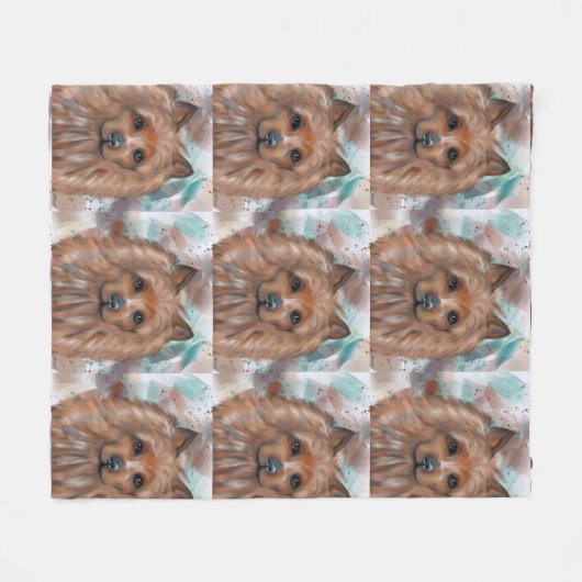 AUSTRALISCHER TERRIER FLEECEDECKE (Vorderseite (Horizontal))