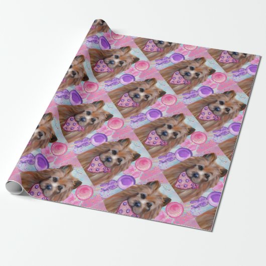 AUSTRALISCHER TERRIER GESCHENKPAPIER (Ungerollt)
