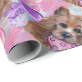 AUSTRALISCHER TERRIER GESCHENKPAPIER (Rolleneckpunkt)