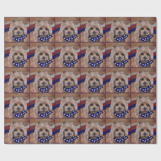 AUSTRALISCHER TERRIER GESCHENKPAPIER (Flach)