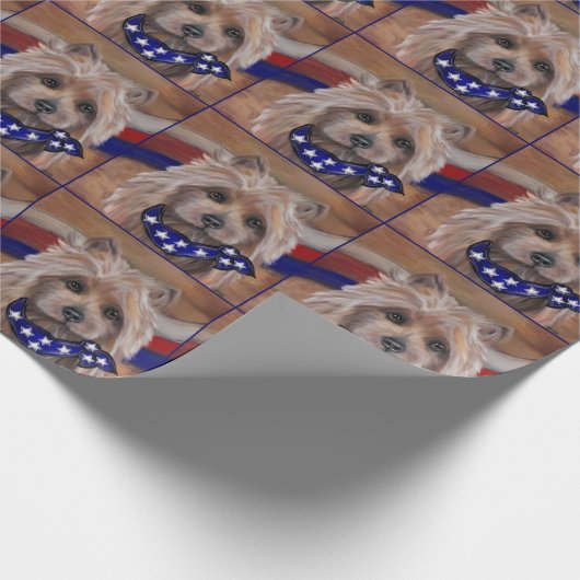 AUSTRALISCHER TERRIER GESCHENKPAPIER (Ecke)