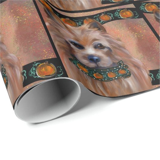 AUSTRALISCHER TERRIER GESCHENKPAPIER (Rolleneckpunkt)
