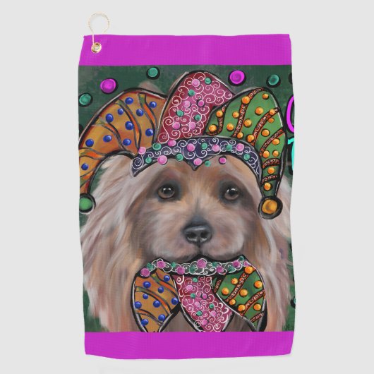 AUSTRALISCHER TERRIER GOLFHANDTUCH (Vorderseite)