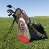 AUSTRALISCHER TERRIER GOLFHANDTUCH (Gras)