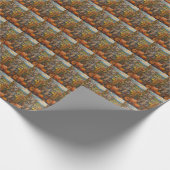 Australischer Terrier Herbsternte Erntedank Geschenkpapier (Ecke)