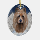 AUSTRALISCHER TERRIER KERAMIK ORNAMENT (Rechts)