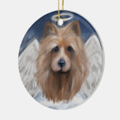 AUSTRALISCHER TERRIER KERAMIK ORNAMENT (Links)