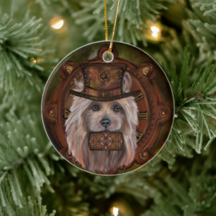 AUSTRALISCHER TERRIER KERAMIK ORNAMENT