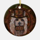 AUSTRALISCHER TERRIER KERAMIK ORNAMENT (Vorne)