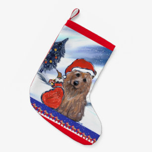 AUSTRALISCHER TERRIER KLEINER WEIHNACHTSSTRUMPF
