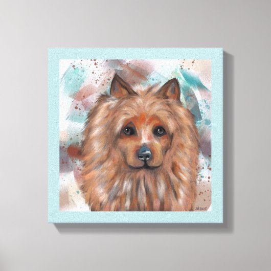 AUSTRALISCHER TERRIER LEINWANDDRUCK (Vorderseite)