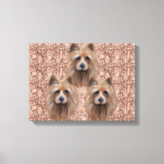 AUSTRALISCHER TERRIER LEINWANDDRUCK (Vorderseite)