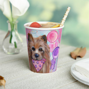 AUSTRALISCHER TERRIER PAPPBECHER