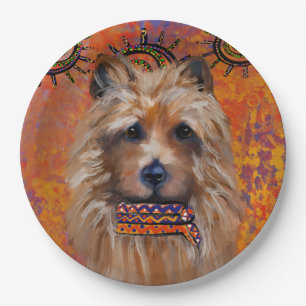 Australischer Terrier         Pappteller