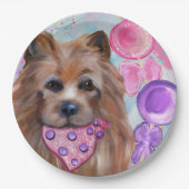 AUSTRALISCHER TERRIER PAPPTELLER (Vorderseite)