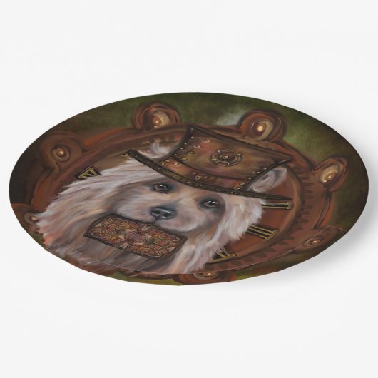 AUSTRALISCHER TERRIER PAPPTELLER (Schrägansicht)